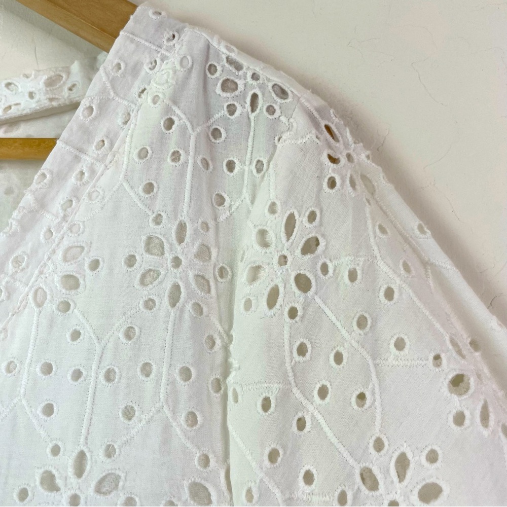 Sundance White Eyelet High-Low Dress - Picture 7 of 16